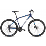 Horský bicykel 27,5" Kross Hexagon 3.0 modro-čierny 21" hliníkový